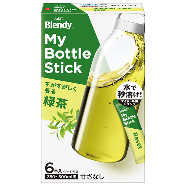 AGF ブレンディ マイボトルスティック すがすがしく香る緑茶 (2.5g×6本)×24箱入|Blendy 嗜好品 インスタント