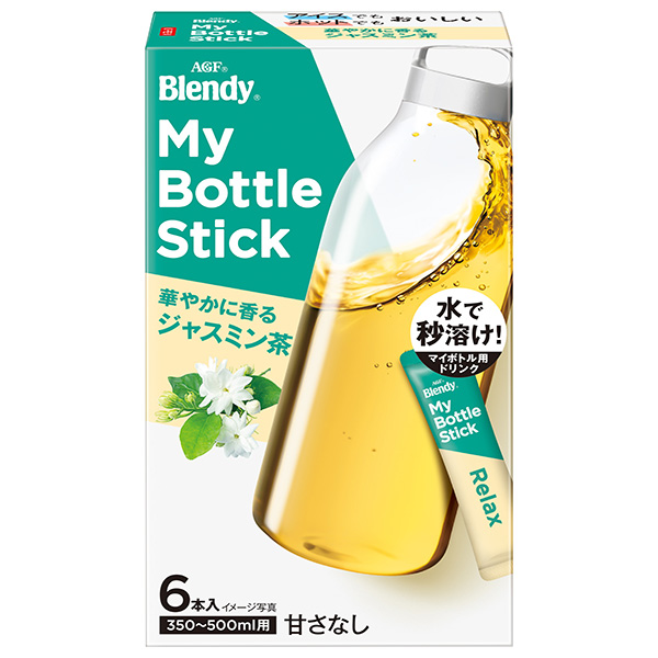 AGF ブレンディ マイボトルスティック 華やかに香るジャスミンティー (2.0g×6本)×24箱入|Blendy 嗜好品 紅茶 インスタント 粉末