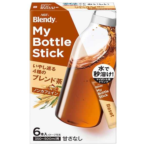 AGF ブレンディ マイボトルスティック いやし巡る4種のブレンド茶 (2.0g×6本)×24箱入|Blendy 嗜好品 インスタント