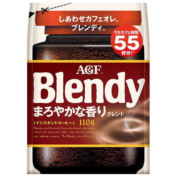 AGF ブレンディ まろやかな香りブレンド 110g袋×12袋入|インスタントコーヒー 珈琲 Blendy
