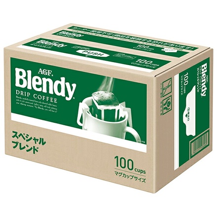 AGF ブレンディ レギュラー・コーヒー ドリップパック スペシャル・ブレンド (7g×100P)×1箱入|コーヒー ドリップ 100袋 ドリップコーヒー 珈琲