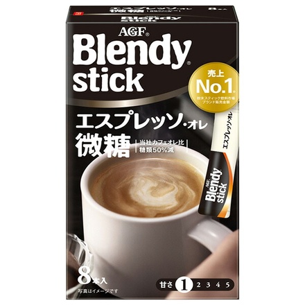 AGF ブレンディ スティック エスプレッソ・オレ微糖 (5.8g×8本)×24箱入|インスタントコーヒー スティック 微糖 エスプレッソ