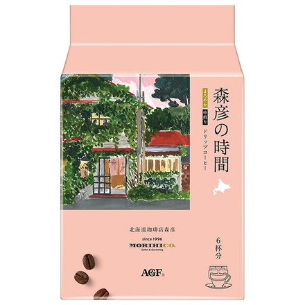 AGF 森彦の時間 ドリップコーヒー まろやか (10g×6袋)×12袋入|コーヒー 珈琲 嗜好品 ドリップ 森彦 北海道 中煎り 珈琲店