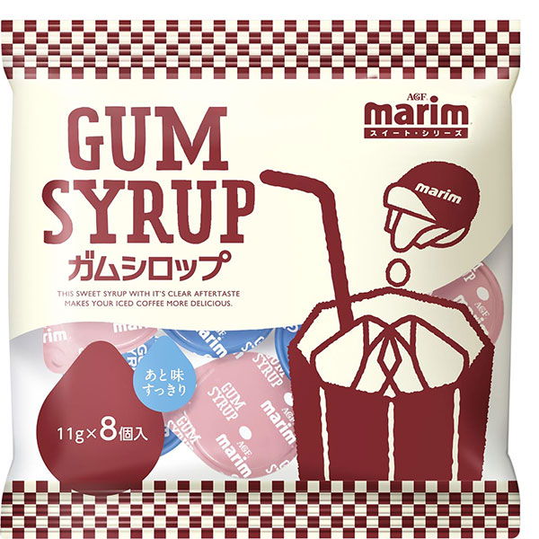 AGF マリーム スイート・シリーズ ガムシロップ 11g×8個×20袋入|ガムシロ 砂糖 シロップ シュガー アイスコーヒー