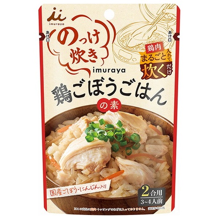 井村屋 のっけ炊き 鶏ごぼうごはんの素 130g×20袋入|のっけ炊き 井村屋 ごぼう にんじん 2合用 鶏 ごはん ご飯の素 料理 炊飯器 鶏肉