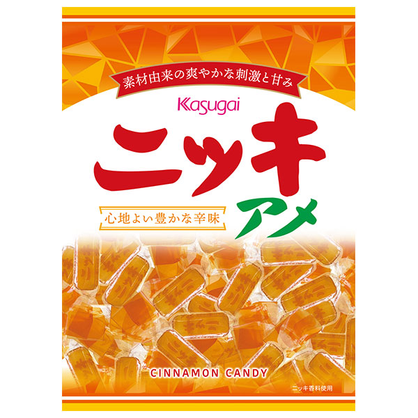 春日井製菓 ニッキアメ 121g×12袋入 メーカー 問屋直送|お菓子 飴・キャンディー 袋 ニッキ飴