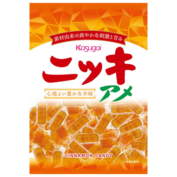 春日井製菓 ニッキアメ 150g×12個入|お菓子 飴 キャンディー 袋 ニッキ飴 ニッキ