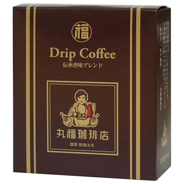 丸福珈琲店 ドリップコーヒー 伝承香味ブレンド 50g(10g×5P)×12袋入|嗜好品 コーヒー 珈琲 ドリップコーヒー