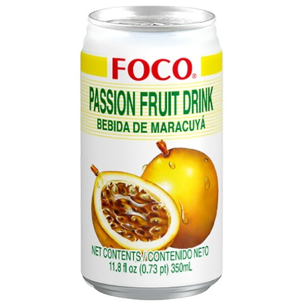 FOCO フォコ パッションフルーツドリンク 350ml缶×24本入|果実飲料 パッションフルーツ 缶