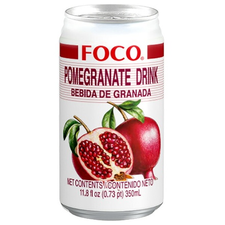 FOCO フォコ ザクロドリンク 350ml缶×24本入|果実飲料 ざくろ 缶