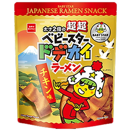 おやつカンパニー 超超ベビースター ドデカイラーメン チキン味 135g×12袋入 メーカー 問屋直送|お菓子 スナック菓子 ベビースター 2倍 ドデカイ チキン味 ラーメン おやつ