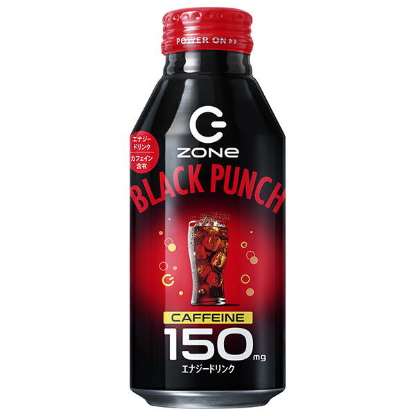 サントリー HYPER ZONe ENERGY(ハイパーゾーンエナジー) BLACK PUNCH 400mlボトル缶×24本入|エナジードリンク 炭酸