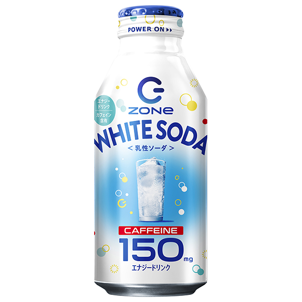 サントリー HYPER ZONe ENERGY(ハイパーゾーンエナジー) WHITE SODA 400mlボトル缶×24本入|エナジードリンク 炭酸