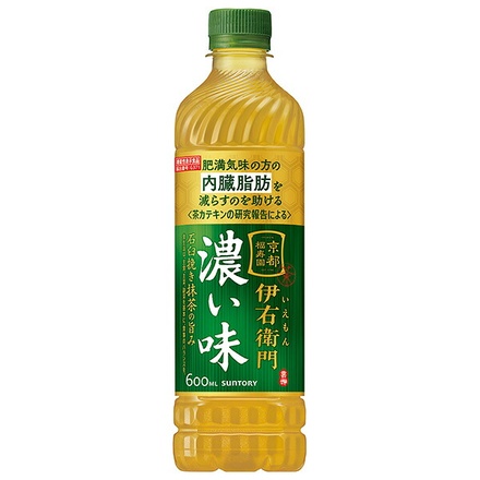 サントリー 伊右衛門(いえもん) 濃い味【手売り用】 600mlペットボトル×24本入×(2ケース)|お茶 清涼飲料 いえもん 機能性表示食品 機能性 緑茶 ペットボトル