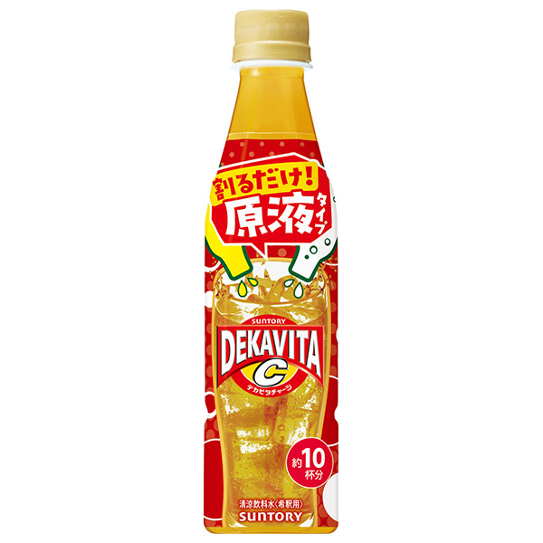 サントリー おうちドリンクバー デカビタC【希釈用】 340mlペットボトル×24本入|希釈 デカビタ ソーダ 炭酸割り