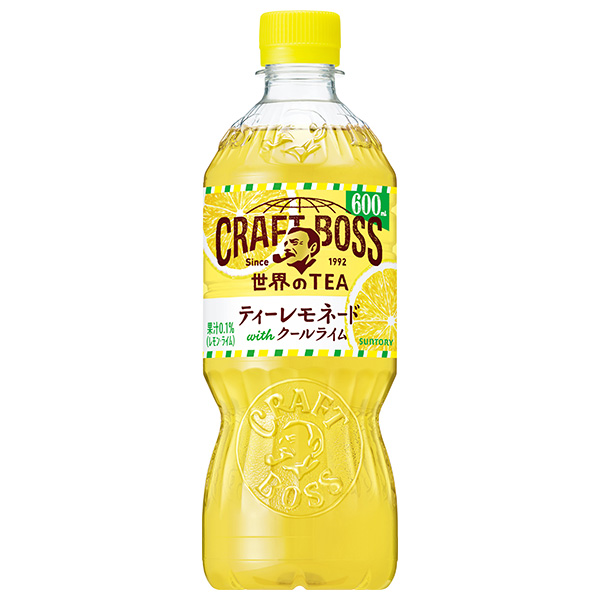 サントリー クラフトボス ティーレモネード【手売り用】 600mlペットボトル×24本入|紅茶 フルーツ レモン ミックス