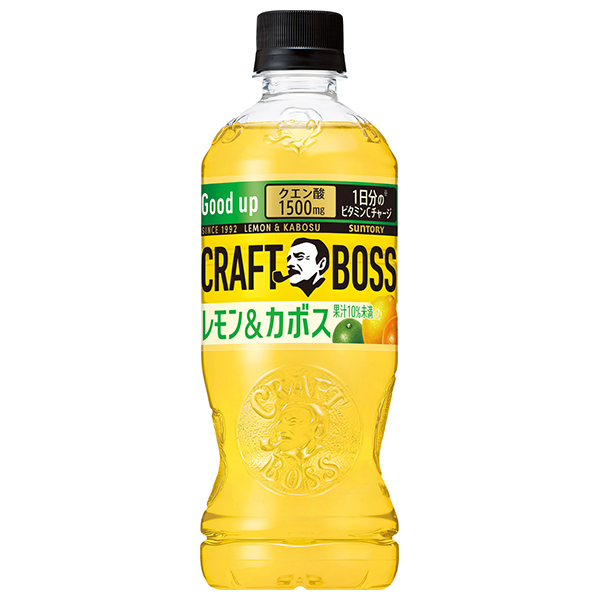 サントリー クラフトボス レモン&カボス【手売り用】 500mlペットボトル×24本入|boss 果汁飲料 レモン ミックス