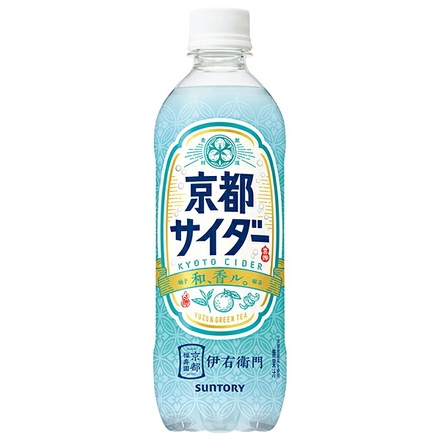 サントリー 伊右衛門 京都サイダー 500mlペットボトル×24本入|炭酸飲料 ソーダ サイダー 和テイスト ドリンク ご当地飲料