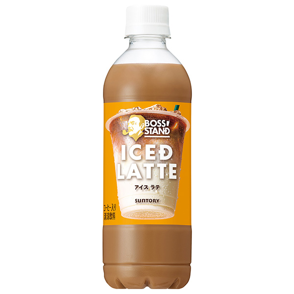 サントリー ボススタンド アイスドラテ 450mlPET×24本入|カフェラテ PET コーヒー 珈琲