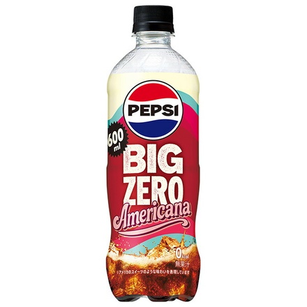 サントリー ペプシ BIG ZERO Americana 600mlペットボトル×24本入|炭酸飲料 ゼロ系 コーラ ZERO