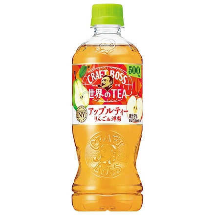 サントリー クラフトボス 世界のTEA アップルティー【自販機用】 500mlペットボトル×24本入|紅茶 ボス BOSS アップルティー りんご ティー すっきり スッキリ