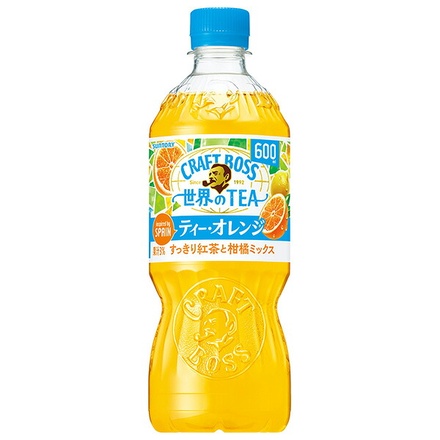 サントリー クラフトボス 世界のTEA ティー・オレンジ 600mlペットボトル×24本入|紅茶 ボス BOSS ティー オレンジ