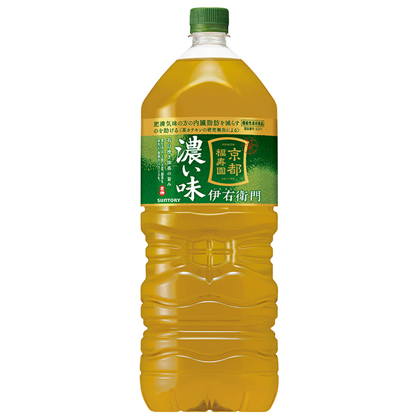 サントリー 伊右衛門(いえもん) 濃い味【機能性表示食品】 2Lペットボトル×6本入|お茶 清涼飲料 いえもん