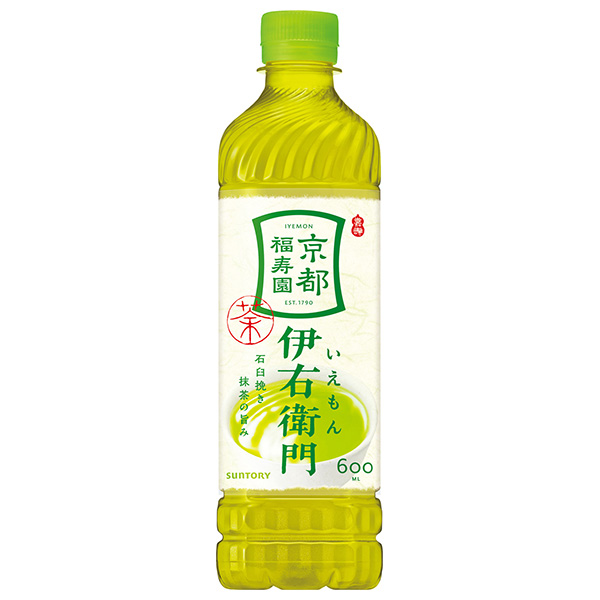 サントリー 緑茶 伊右衛門(いえもん)【手売り用】 600mlペットボトル×24本入|お茶 茶飲料 緑茶 イエモン