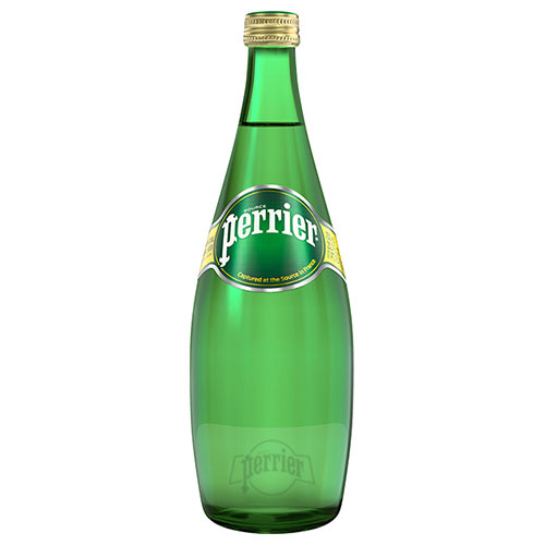 日仏貿易 ペリエ 750ml瓶×12本入|ミネラルウォーター 発泡水 炭酸水