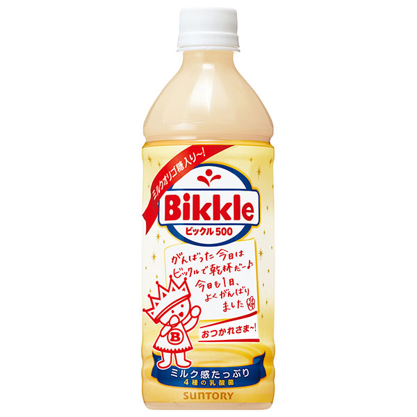 サントリー ビックル500 500mlペットボトル×24本入|乳性 Bikkle 乳酸菌 ミルクオリゴ糖