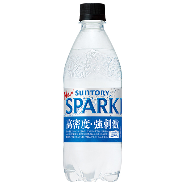 サントリー 天然水 SPARKLING(スパークリング)【手売り用】 500mlペットボトル×24本入|スパークリングウォーター 炭酸水