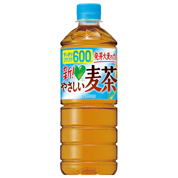サントリー GREEN DA・KA・RA(グリーン ダカラ) やさしい麦茶【自動販売機用】 600mlペットボトル×24本入|グリーン ダカラ dakara 麦茶 ブレンド茶