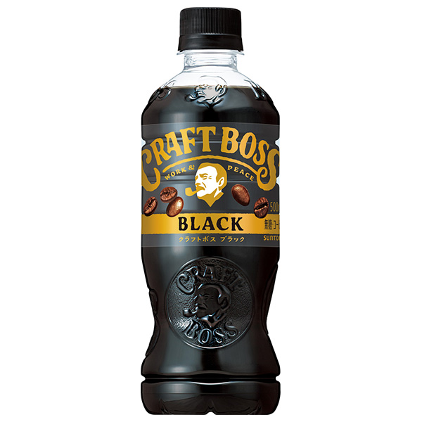 サントリー クラフトボス ブラック 500mlペットボトル×24本入|珈琲 コーヒー 無糖 ブラック カロリーゼロ