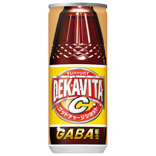 サントリー デカビタC ゴッドチャージショット GABA【自動販売機用】 240ml缶×30本入|炭酸飲料 栄養ドリンク ビタミン 自販機 缶