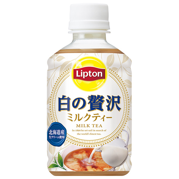 サントリー リプトン 白の贅沢 280mlペットボトル×24本入|紅茶 ミルクティー PET