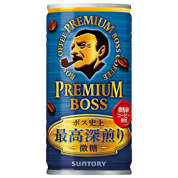 サントリー PREMIUM BOSS(プレミアムボス) 微糖 185g缶×30本入|boss 微糖 缶コーヒー 珈琲 コーヒー