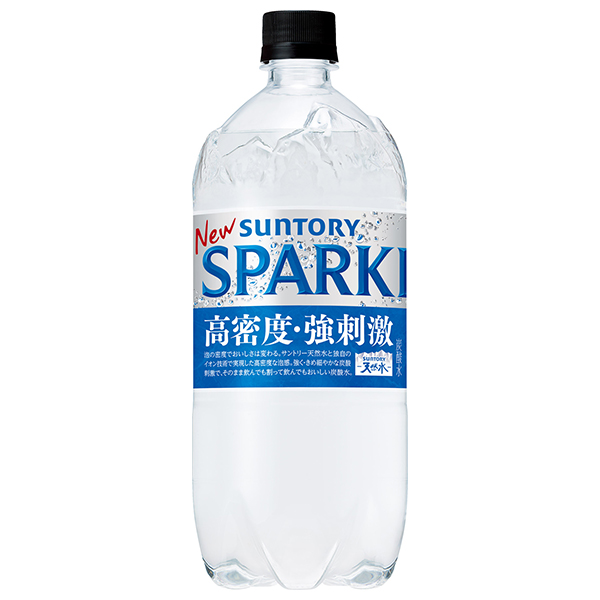 サントリー 天然水 SPARKLING(スパークリング) 1050mlペットボトル×12本入|スパークリングウォーター 炭酸