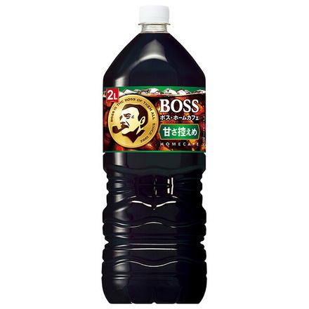 サントリー BOSS(ボス) ホームカフェ 甘さ控えめ 2Lペットボトル×6本入×(2ケース)|珈琲 コーヒー ボトルコーヒー 微糖 PET