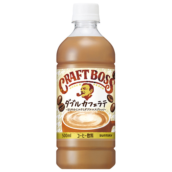 サントリー クラフトボス ラテ【自動販売機用】 500mlペットボトル×24本入|カフェラテ コーヒー 珈琲 VD用