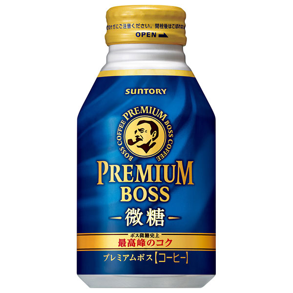 サントリー プレミアムボス 微糖【手売り用】 260gボトル缶×24本入|珈琲 微糖 ボトル缶