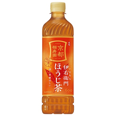 サントリー 伊右衛門(いえもん) 焙じ茶【手売り用】 600mlペットボトル×24本入×(2ケース)|お茶飲料 緑茶 PET ほうじ茶
