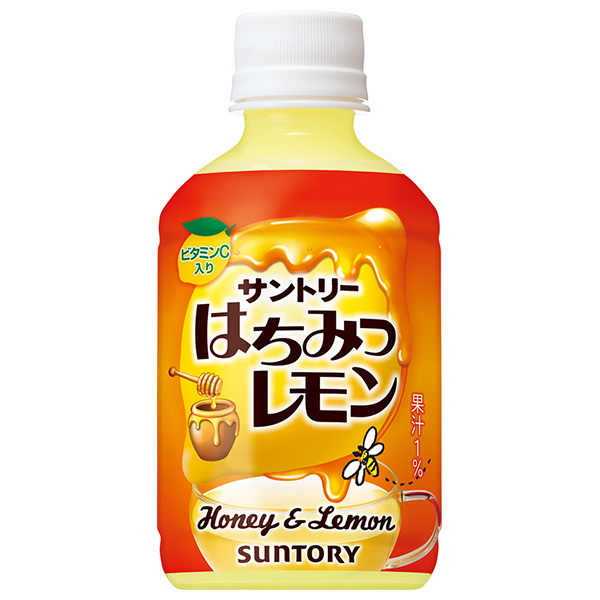 サントリー はちみつレモン 280mlペットボトル×24本入|ビタミン レモン はちみつ 冷温兼用
