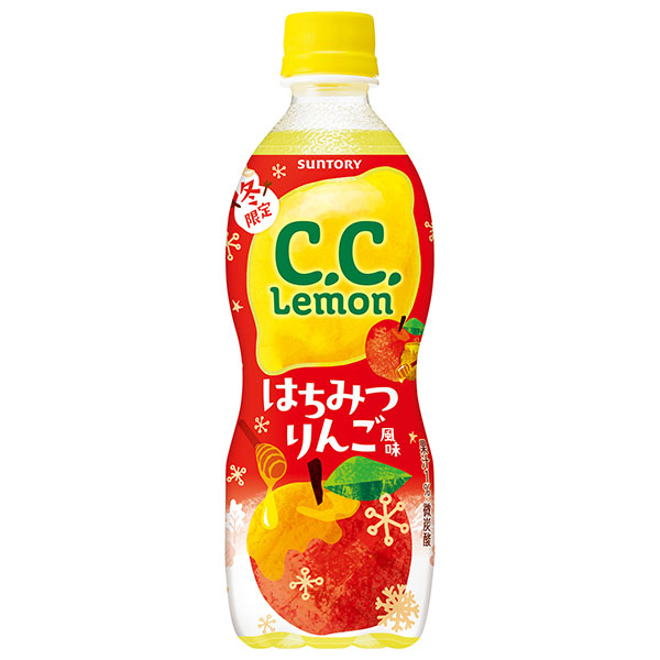 サントリー C.C.レモン はちみつりんご風味 500mlペットボトル×24本入|ccレモン 炭酸 はちみつ アップル