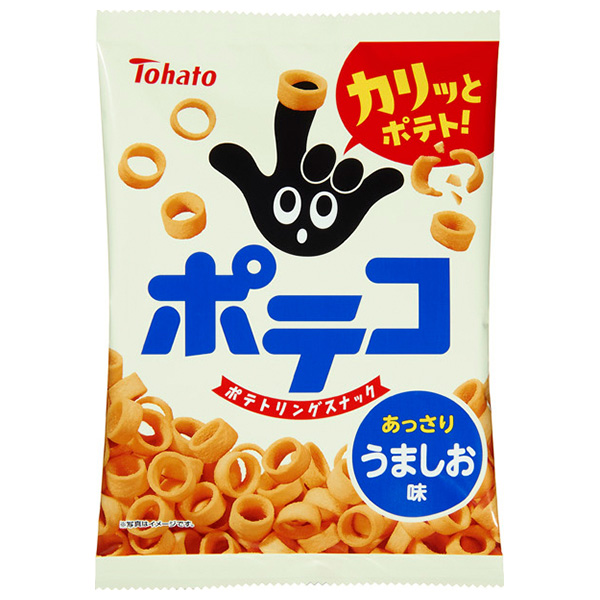 東ハト ポテコ うましお味 67g×12個入|お菓子 スナック菓子 塩味