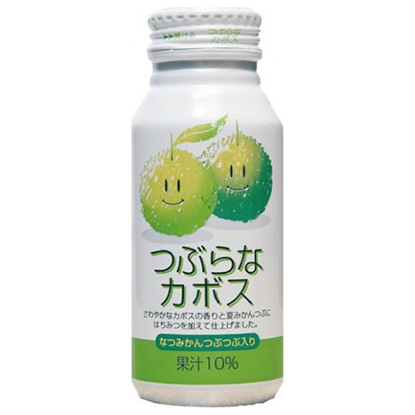 JAフーズ大分 つぶらなカボス 190gボトル缶×30本入|果実飲料 果汁 かぼす ボトル缶