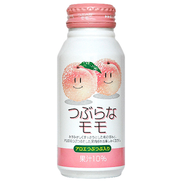 JAフーズ大分 つぶらなモモ 190gボトル缶×30本入|果実飲料 果汁 桃 ピーチ ピューレ