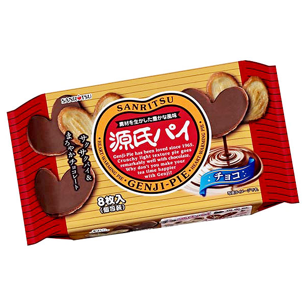 三立製菓 源氏パイ チョコ 8枚×12袋入|お菓子 スナック菓子 チョコレート パイ