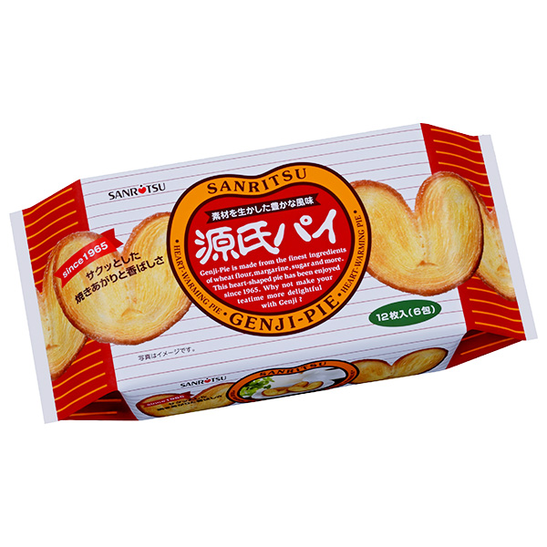 三立製菓 源氏パイ 12枚×12袋入 メーカー 問屋直送|お菓子 スナック菓子 パイ