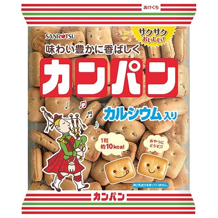三立製菓 カンパン 160g×12袋入|お菓子 スナック菓子 カルシウム サクサク 香ばしい 非常食 おやつ 三立製菓