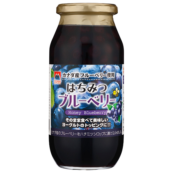 加藤美蜂園 はちみつブルーベリー 650g瓶×6本入|嗜好品 シロップ 瓶 ハチミツ 蜂蜜 プルーベリー&ハニー